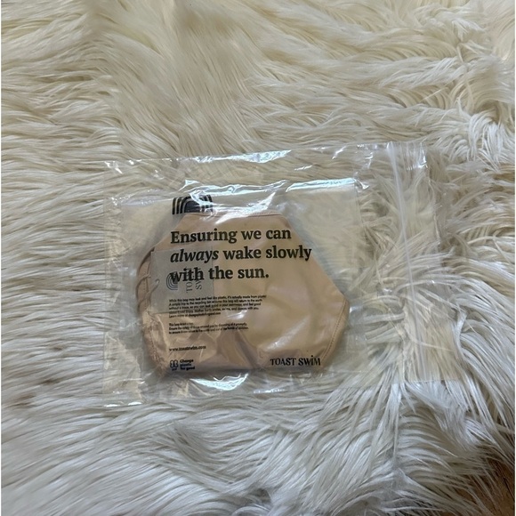 FREE PEOPLE x TOAST SWIM Signature Open Side Bikini Bottom In Latte - Picture 2 of 3